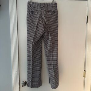 Vintage Men's JAYMAR Slacks Pants Red Blue White Checker 30"